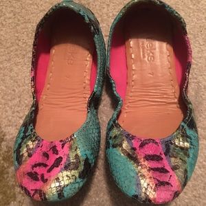 Tieks Electric Snake; size 7